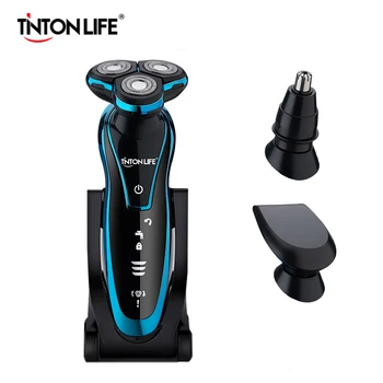 

TINTON LIFE Washable Rechargeable Electric Shaver Electric Shaving Men Beard Shaving Machine Razor Rechargeable