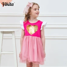 Г. VIKITA платье принцессы для девочек; Детские платья с единорогом; Vestidos; платья-пачки для девочек; Летнее Детское платье для девочек