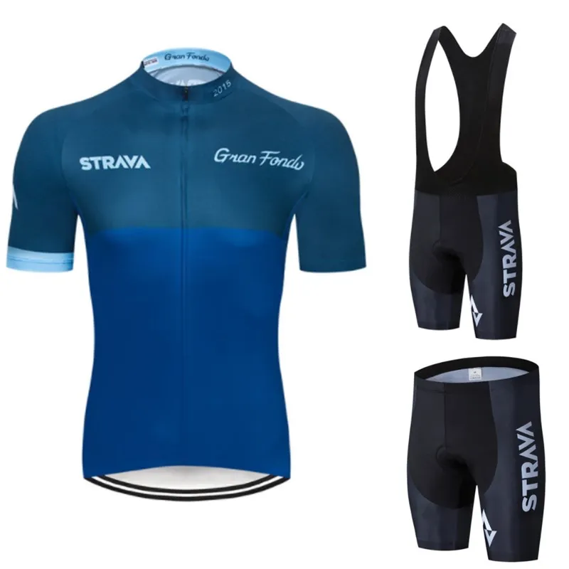 STRAVA 2020Pro Велоспорт Kleding наборы велосипедная форма Zomer Mans Wielertrui Набор дорожный Fiets Джерси MTB fiets slijage