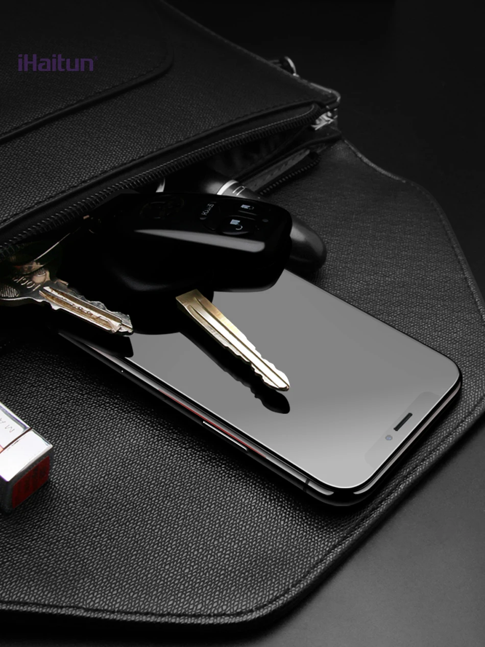 IHaitun роскошное 6D стекло для iPhone 11 Pro XS MAX XR X Закаленное стекло изогнутое Защитное стекло для iPhone X 10 7 8 Plus защитная пленка