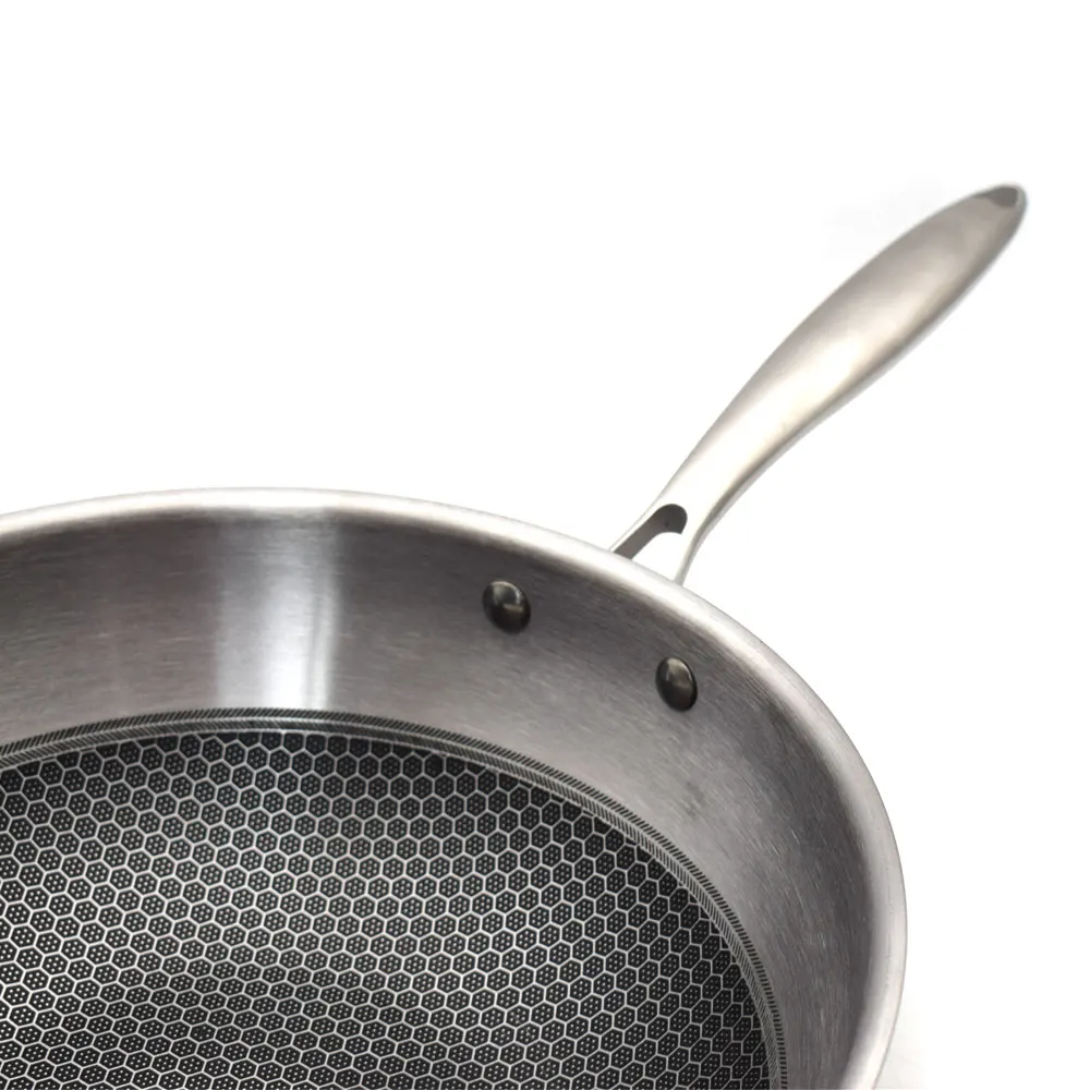 Кухонная утварь с антипригарным покрытием и крышкой из нержавеющей стали 32