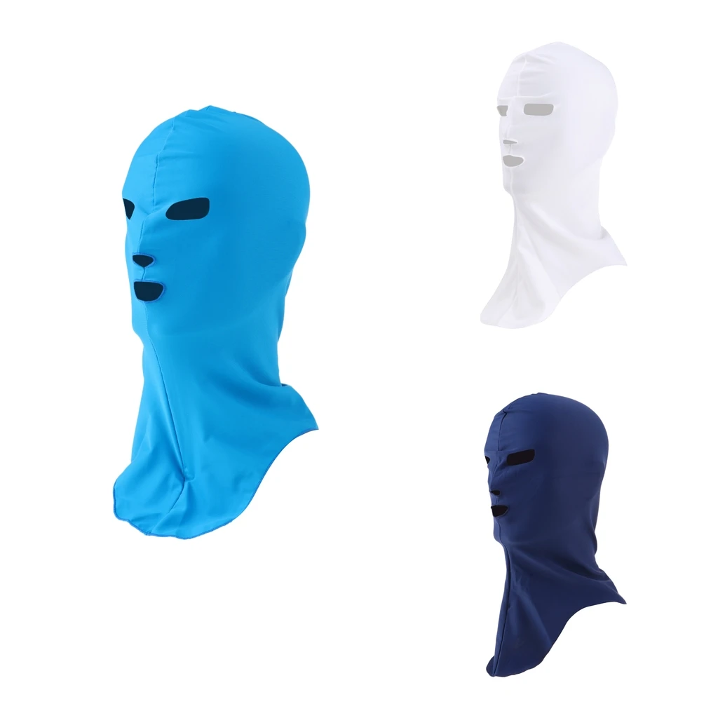 Men Women Swimming Cap Sunblock UV Protection Full Face Mask Head Neck Cover for Swimming Surfing Scuba Diving Snorkeling