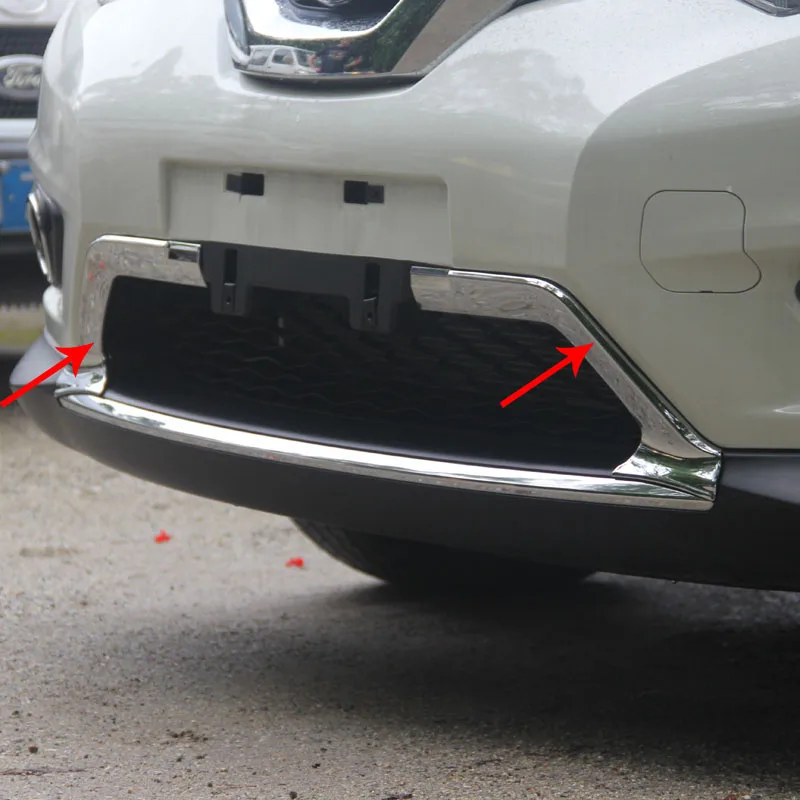 

Передняя решетка для Nissan 2014-2016 x-trail, нижняя отделка, декоративная фотопанель, 2 шт.