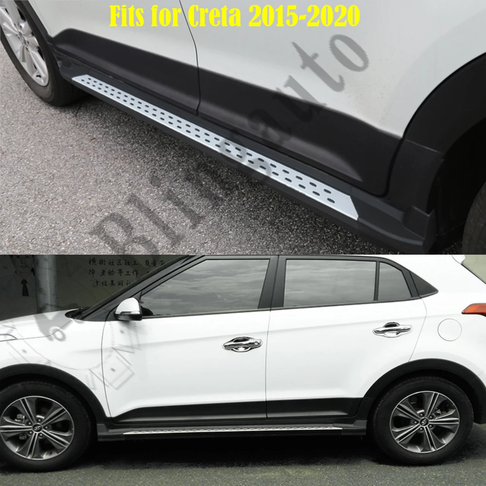 Подходит для Hyundai Creta IX25 2015 2020 2 шт. левая и правая Беговая плата боковые ступени nerf