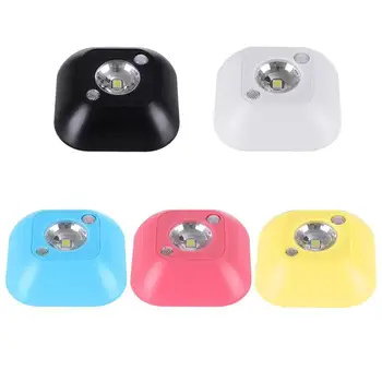 

VKTECH Mini Wireless LED Sensor Night Light PIR Infrared Motion Activated Sensor Light For Cabinet Stairs Corridor Wall Lamp