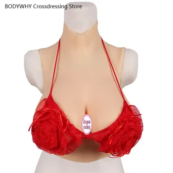 

New Solid Short Breast Milk Silicone Fake Breast CD Crossdresser Fake Lady Crossdresser Breast