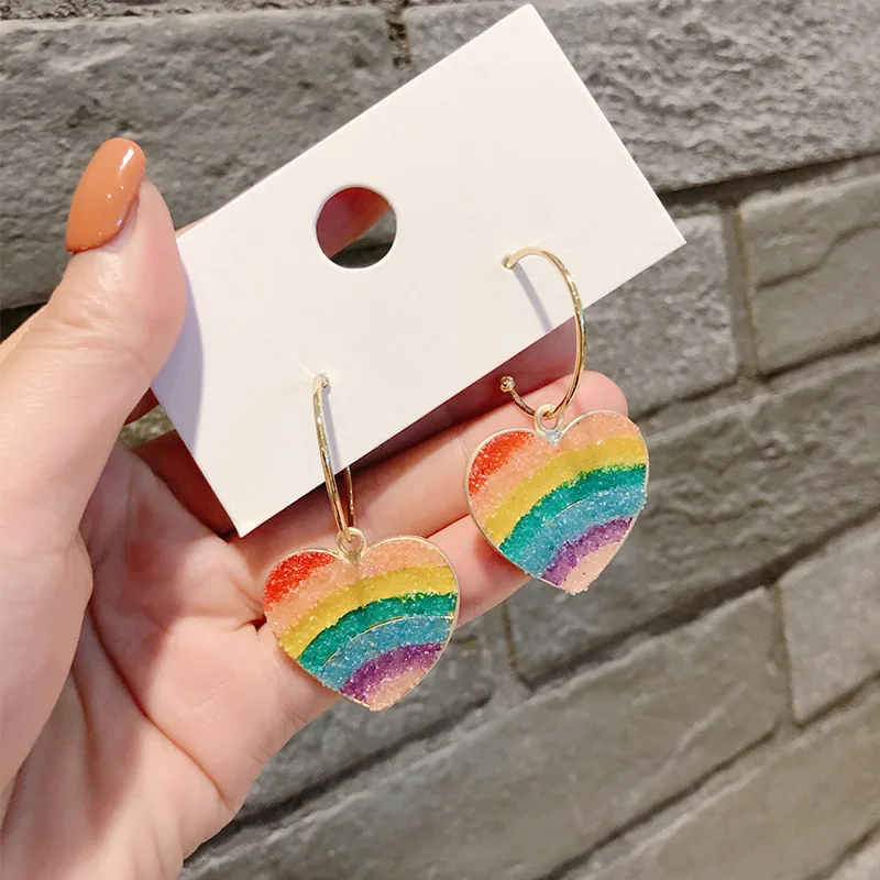

Fashion Shining Circle Drop Earrings Precision Inlay Gold Silver Color Rhinestone Earrings for Women Wedding Party Jewelry
