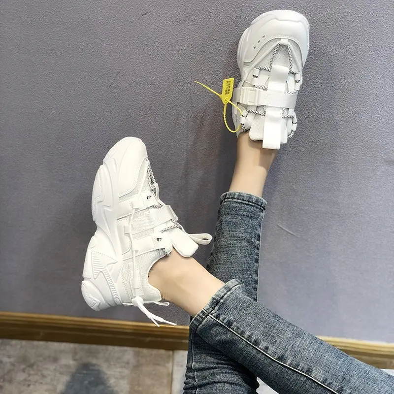 

Spring and autumn 2020 new versatile leisure sports shoes fashion daddy shoes net surface breathable running shoes X576