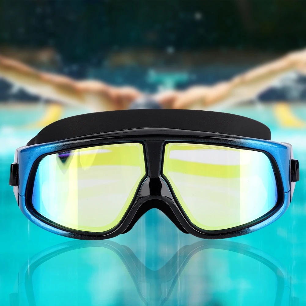 Big Frame Diving Mask Anti Fog Silicone Underwater Scuba Swimming