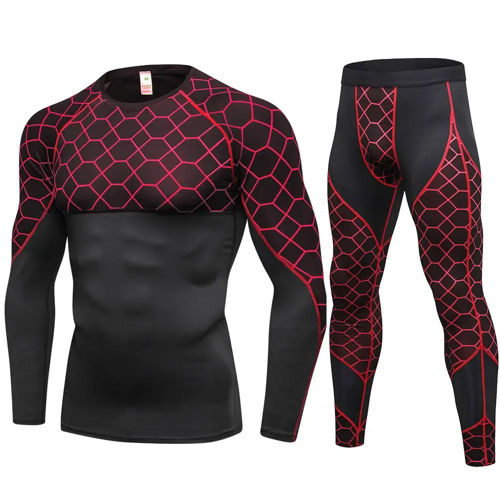 Fanceey Long Johns Winter Thermal Underwear Men Quick Dry Stretch Thermal Underwear for Men Warm Fitness Compression Underwear