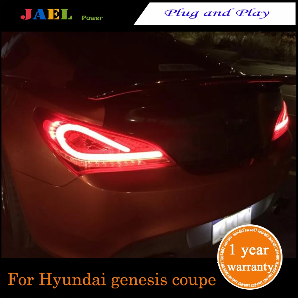 Светодиодный задний фонарь для Hyundai Genesis Coupe 2009~ 2012 светодиодный задний фонарь сигнальный тормоз Обратный Свет