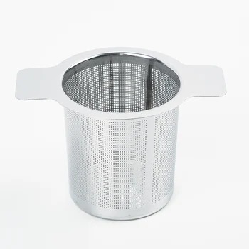 

Stainless Steel Dual Ear Fine Mesh Filter Tea Infuser Fine Reusable Strainer Easy To Use And Clean