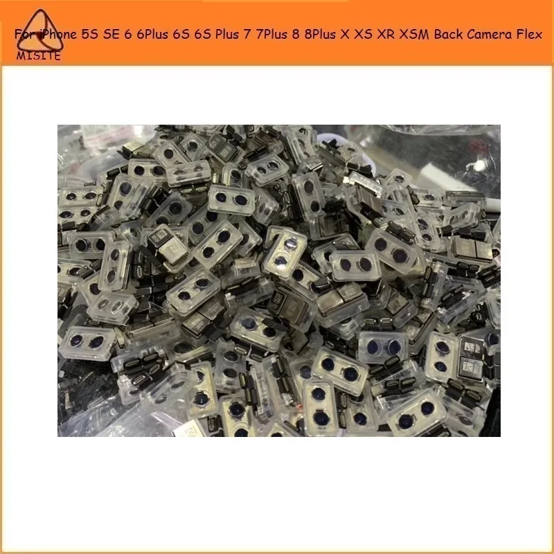

2Pcs/Lot Original For iPhone 5S SE 6 6Plus 6S 6S Plus 7 7Plus 7P 8 8Plus 8P X XS MAX XR XS XSM Back Big Rear Main Camera Flex