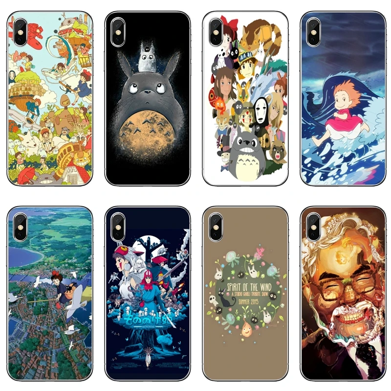 Япония Аниме Ghibli дань памяти для huawei mate 20 10 9 P30 P20 P10 P9 pro Lite P Smart plus 2019 прозрачный