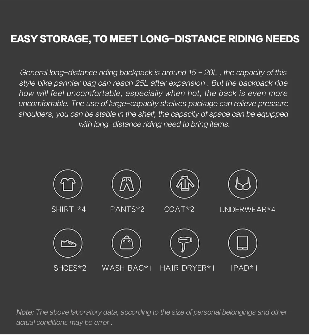 Waterproof cycling bike pannier bag (7)