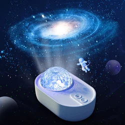Projecteur LED ciel étoilé, lampe spatiale, Projection LED, haut parleur Bluetooth, pour chambre d'enfants, décor de fête à domicile 