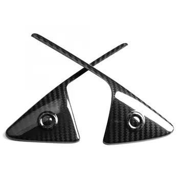 

Hot Sell 2pcs/Set High Quality Car Carbon Fiber Camera Cover Trim Fit for Tesla Model3 2017 2018 2019 Car Sticker