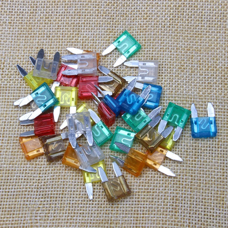 35pcs Mini Blade Fuse Mixed Standard Car Auto 5A 7.5A 10A 15A 20A 25A 30A For Truck Boat | Автомобили и мотоциклы