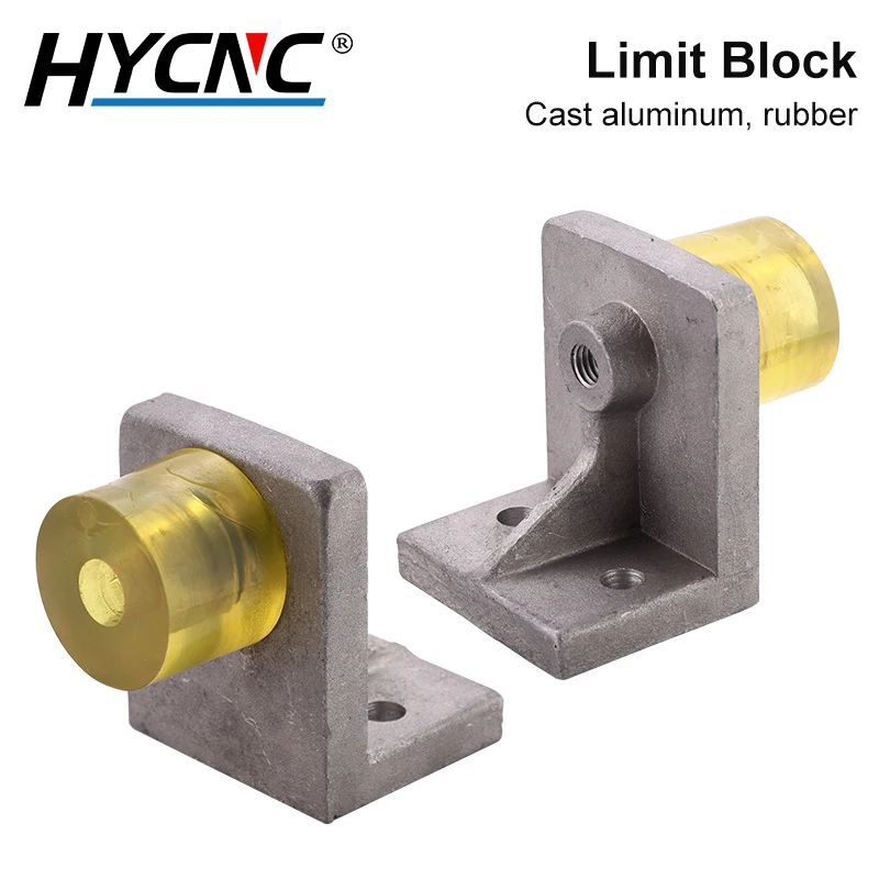 Cast Aluminum Limit Bumper Stop Impact Rubber Pad Engraving Machine Pile For Laser On CNC Milling | Инструменты