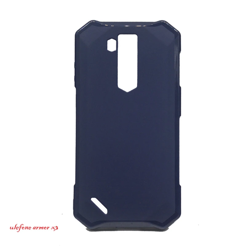 Для Ulefone Броня X3 чехол из ТПУ силикона с 5,5 Дюймов прозрачный прочный армированный чехол для телефона защитный чехол-накладка на заднюю панель для Ulefone Броня X3 чехол бампер для мобильного телефона