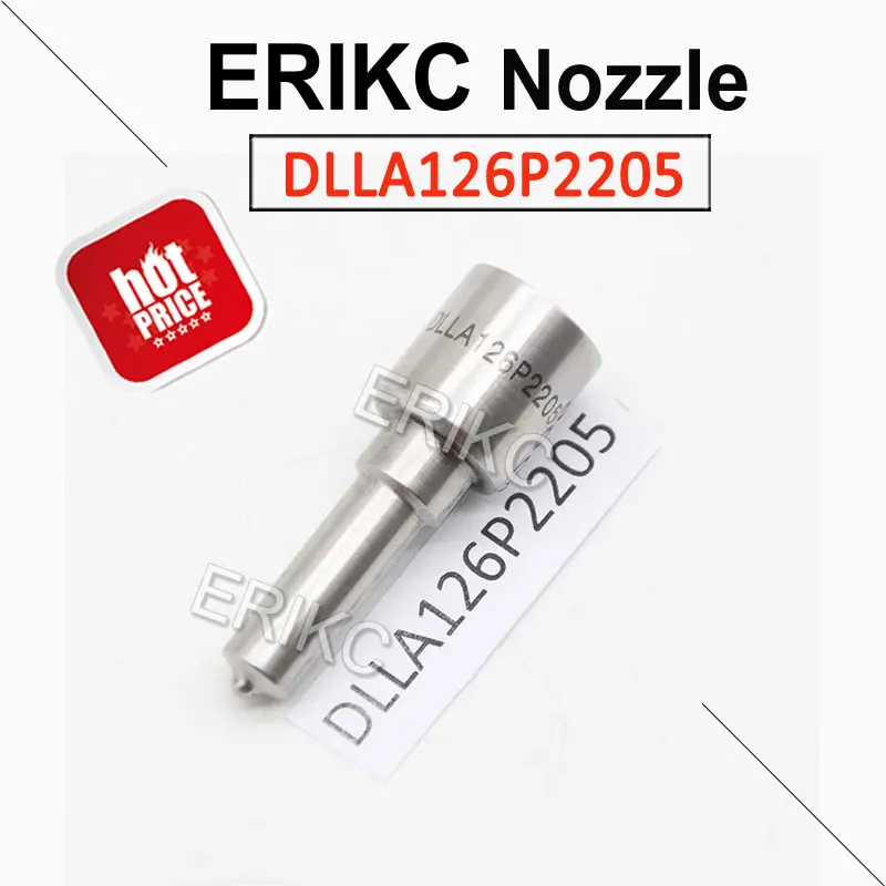 

ERIKC DLLA 126 P 2205 Топливная форсунка с общей топливной магистралью в сборе DLLA126P2205 дизельная Форсунка 0433172205 для Bosch 0445120253