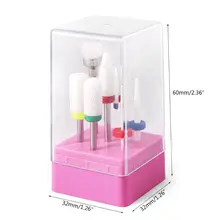 7 шт., Вольфрамовая сталь, сверло для ногтей, Электрический Маникюрный аппарат, 3/3" хвостовик, для чистки кутикулы, R3MF