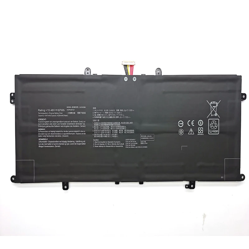 Bateria Original do Portátil para Asus Zenbook 13 7xinbox 4220mah C41n1904 02b20003660500 Ux325ea Ux363ea 14 Série Um425ia - Imagem 4