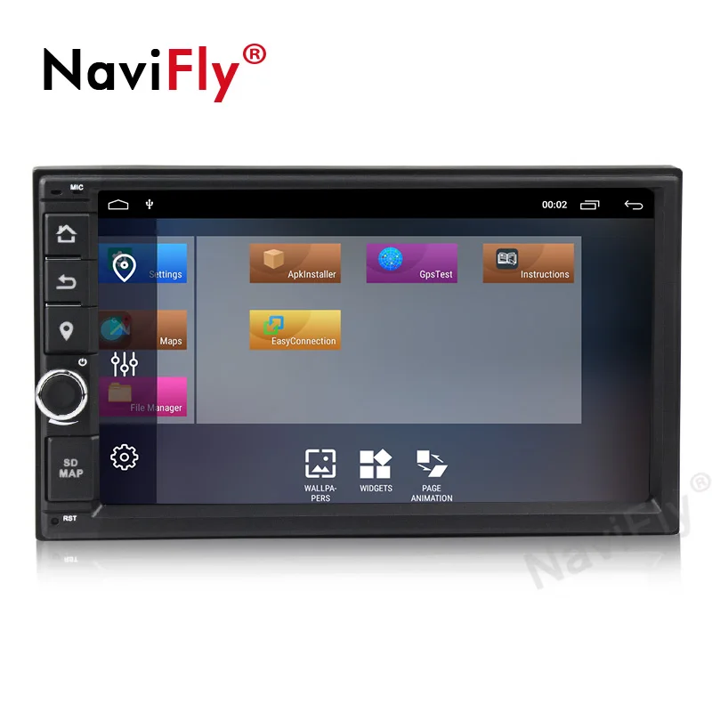 Clearance Navifly Car Multimedia Player 2 Din Android 9.1 Car Stereo Universal Car Radio DVD GPS HD BT  For Volkswagen Nissan Toyota kia 2