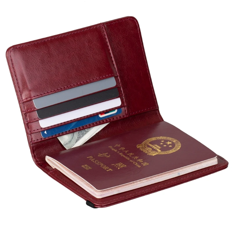 United States Of America USA RFID Men’s Wallet Passport Cover Case Holder Case Blocking Leather Travel Wallets Travel Accessorie 4