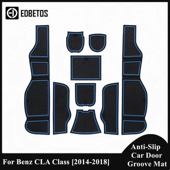 

Gate Slot Mat For Benz CLA Class C117 W117 180 200 250 200d 220d AMG 45 2014 2015 2016 2017 2018 Interior Door Pad/Cup
