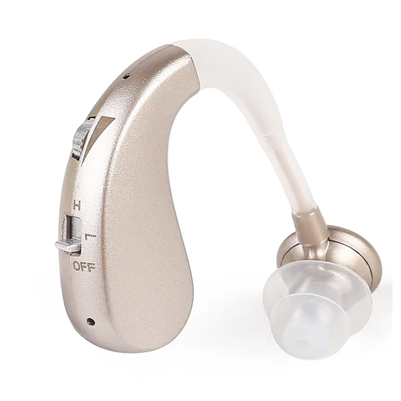 Rechargeable Digital Rechargeable Hearing Aid Sound Voice Amplifier Behind Ear 