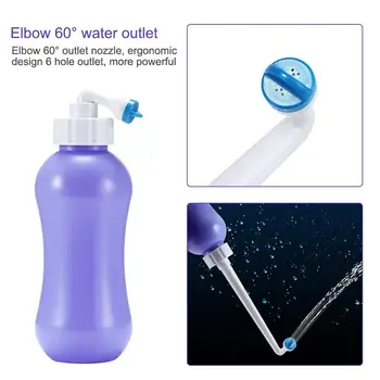 

380/450ml Travel Sprayer Hygiene Bidet Toilet Seat Tackle Hand Held Bidet Bottle Washing Toilet Personal Cleaner EVA Portable