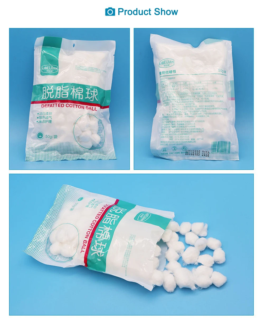 1Pack Dog & Cat Farm Animal Medical Dental Hemostasis Sucking Saliva Pet Cotton Balls Acupuncture Needle Cupping Ignition Scrubs (8)