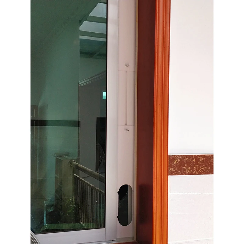 

Tool Window Adapter White Hole Air Conditioner System Adjustable PVC Tube Window Slide Kit
