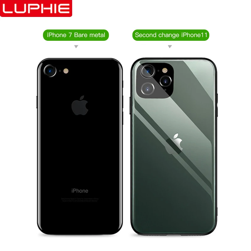 Tempered Glass case Seconds Change For iPhone 11 iPhone 11 Pro MAX Case
Luxury Phone Case For iPhone X XS MAX XR 7 8 Plus cover