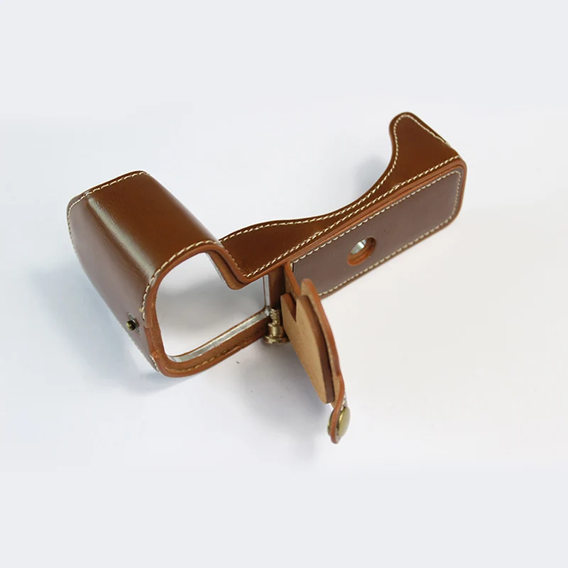 Портативный чехол из искусственной кожи для камеры Canon EOS R DSRL защитный с плечевым