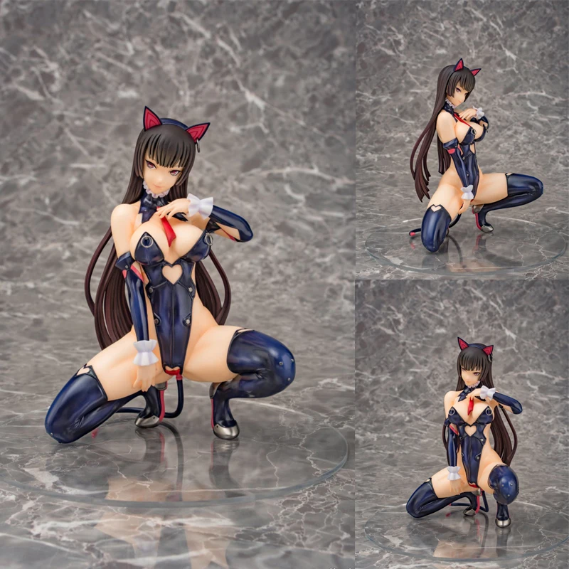 

17cm Queen Ted Ban Maoniang Squatting Ver 1/6 Scale Painted Model PVC Action Figure Anime Sexy Girls Decoration Cat Ear Doll