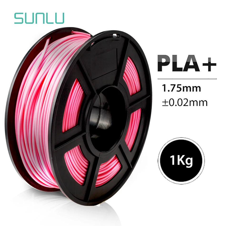 

SUNLU PLA Plus 1.75 MM 1kg 3D Printer Filament Plastic PLA Plus Dimension Accuracy +/-0.02MM 3D Printing Filament