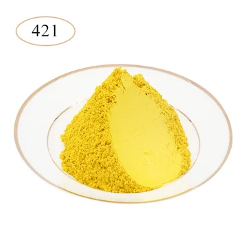 

Bright Yellow Pearl Powder Pigments Mineral Mica Powder for Nail Polish Soap Making Car Arts Crafts