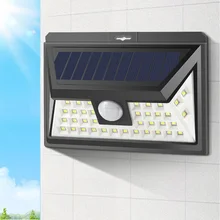 Датчик движения светодиодный Солнечный настенный светильник Наружное освещение foco светодиодный уличный настенный светильник PIR eclairage exterieur