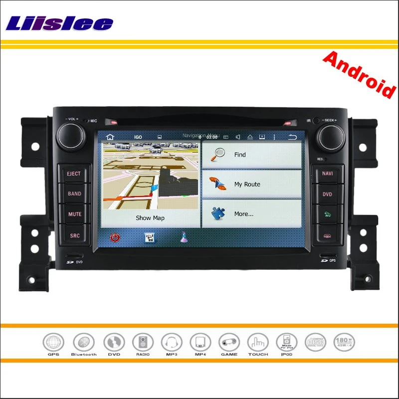 Автомобильный Android мультимедийный для Suzuki Geand Vitara стерео радио CD DVD плеер GPS
