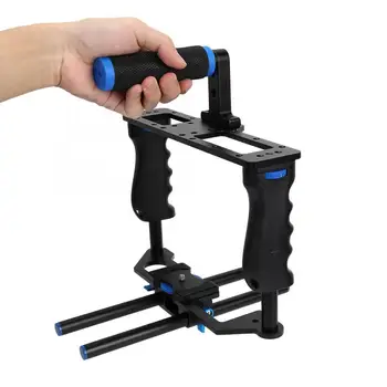 

YELANGU C2 DSLR Camera Mount with Top Handle Grip Photo Studio Kit Rabbit DSLR Camera Cage Stabilizer