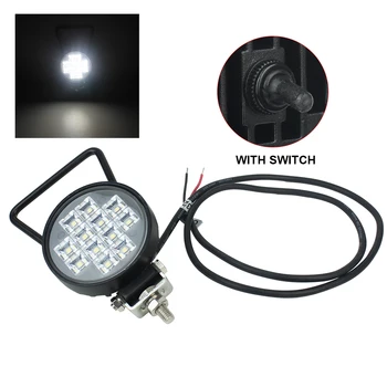 

3" Light Bar 12 Leds Work Light 12W Led Fog Lights Bracket for Motorcycles LED Work Light Bar For Jeep Offroad ATV Tractor