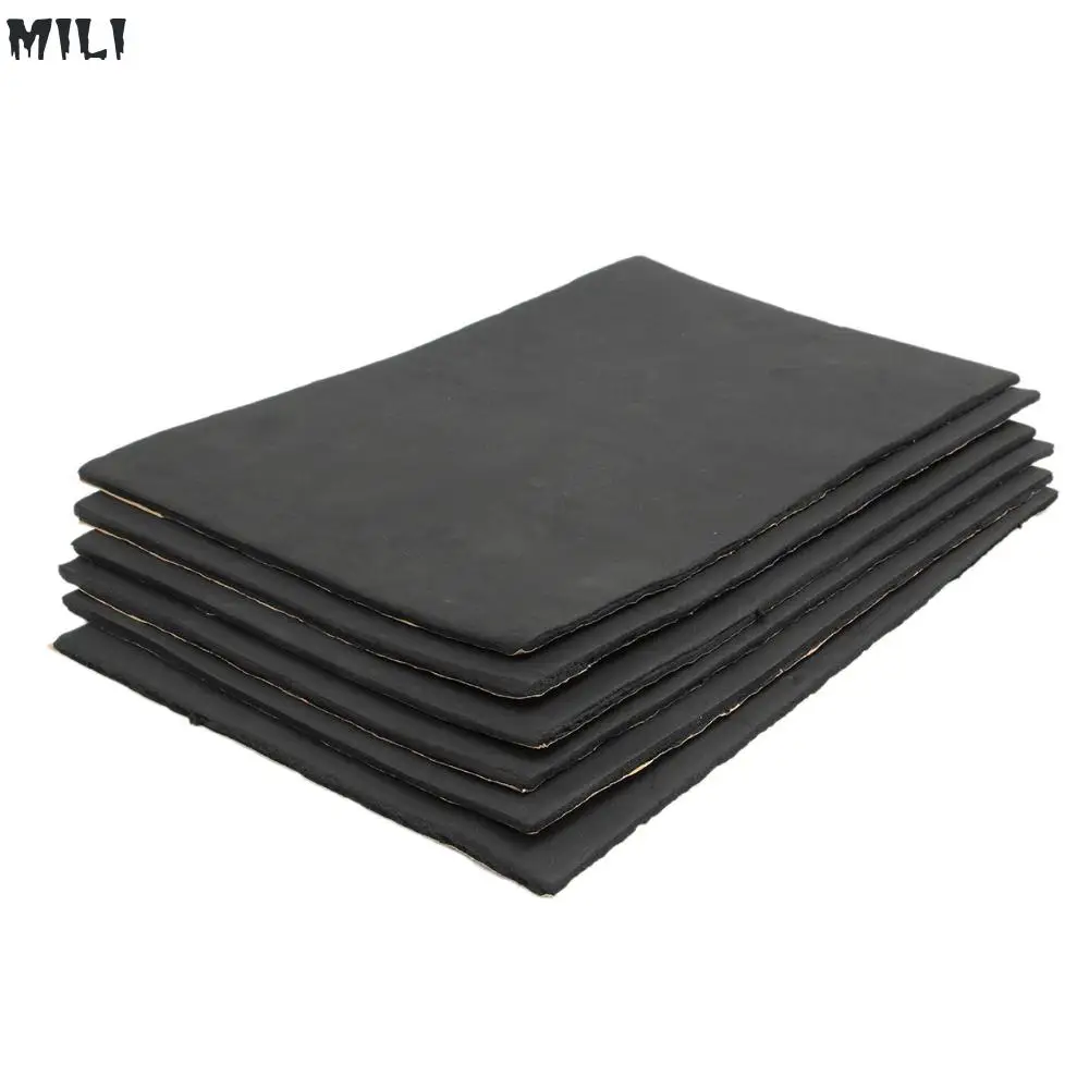 

MILI 6pcs / lot Vehicle Insulation Closed Cell Foam Sheet 10mm Car Van Sound Proofing Deadening Insulation Car Hood Insulation