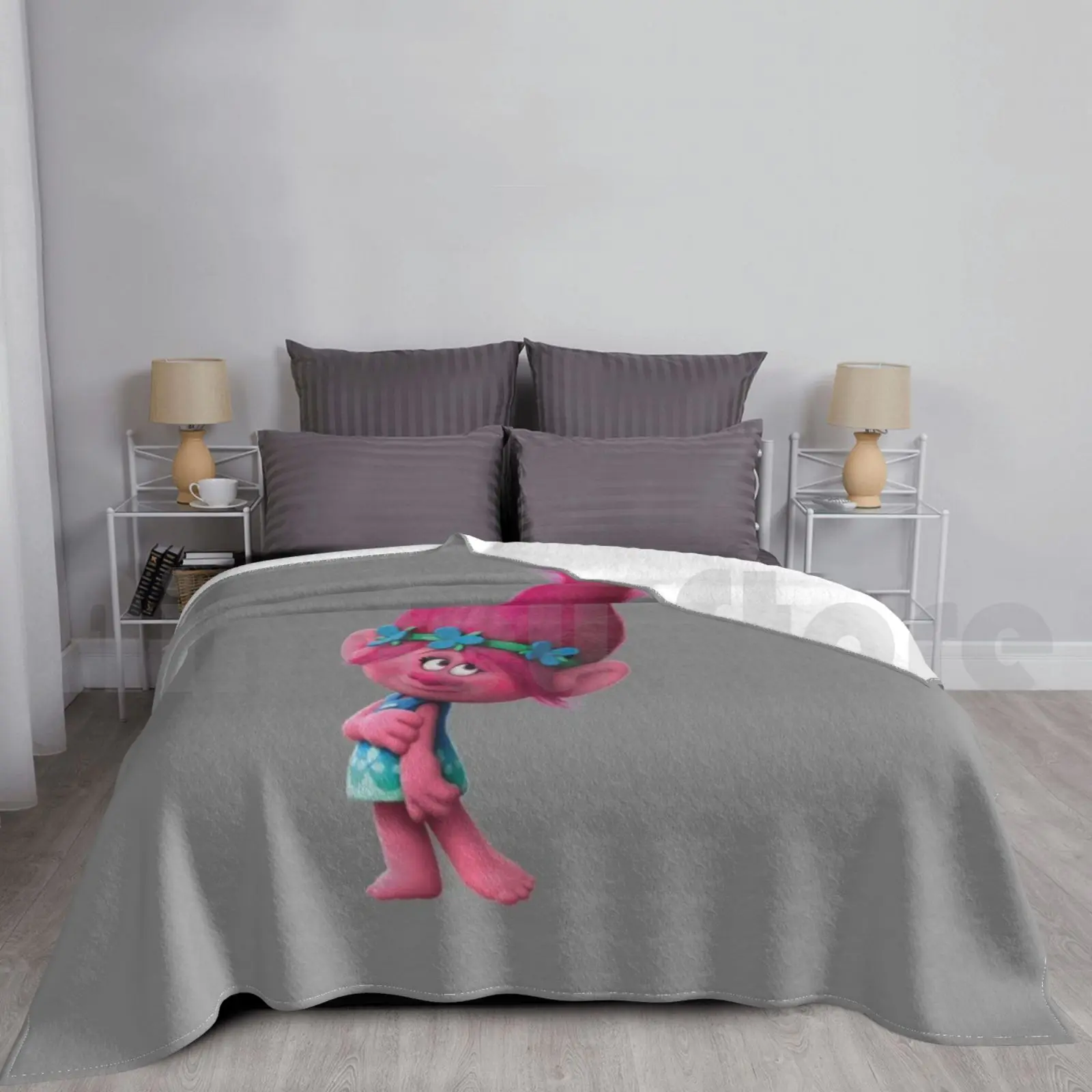 Poppy Trolls Coperta Fashion Custom Poppy Trolls Branch Trolls World Tour Cooper Dreamworks Queen Poppy Biggie Dreamworks