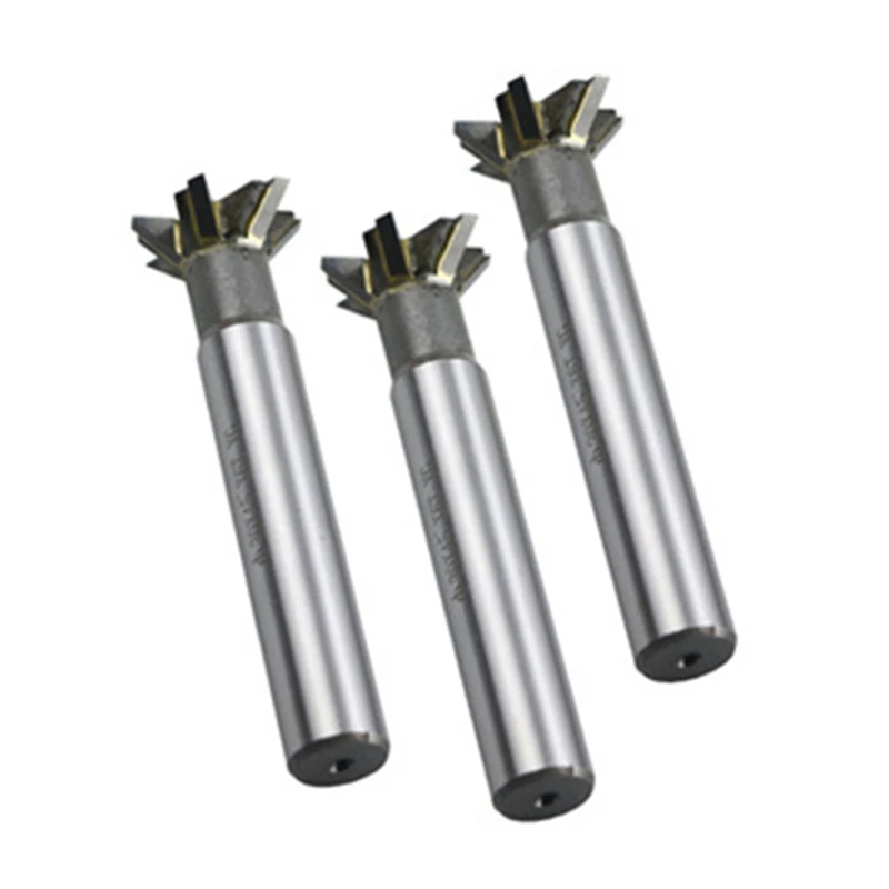 Tungsten steel dovetail slot milling cutter 45  55  60 degree straight  taper shank weld cutting dovetail forming end mill (3)