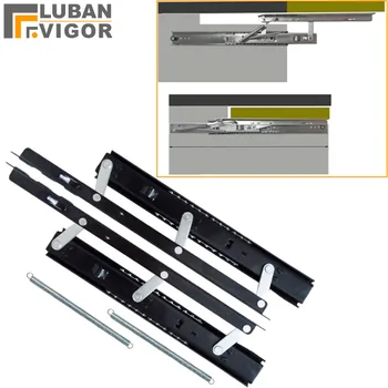 

table slide lifting rail,Telescopic folding dining table Bracket rail,save space Easy to install,Furniture Hardware