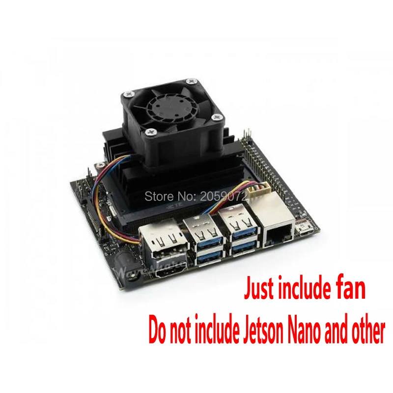 Jetson nano специальный охлаждающий fan-4020-pwm-5v, регулировка скорости ШИМ, сильный охлаждающий воздух