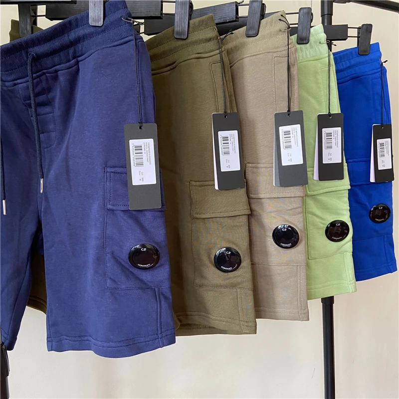 New CP Casual Sports Shorts Men's Loose Sweatpants Trendy Garment Dyed Shorts maamgic sweat shorts