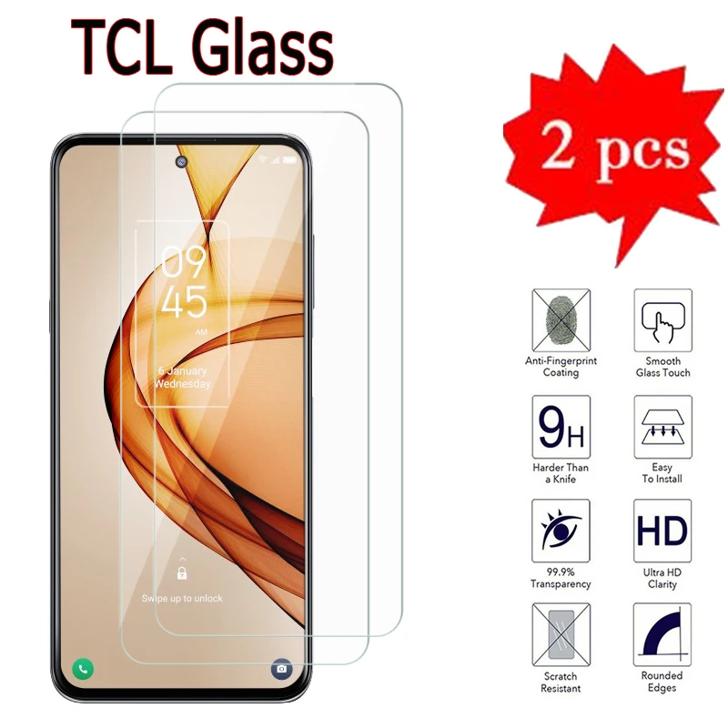 2-1 Pz Vetro Per Tcl 20L Plus 10 20 Se Cover Phone Pellicola Protettiva Su Tcl 20 5G 20L Vetro Temperato Premium Antideflagrante